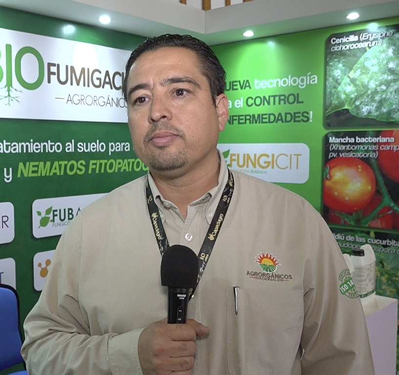 Pedro Avriel González, de Agorgánicos Nacionales, habla sobre el congreso de hortalizas y crucíferas.