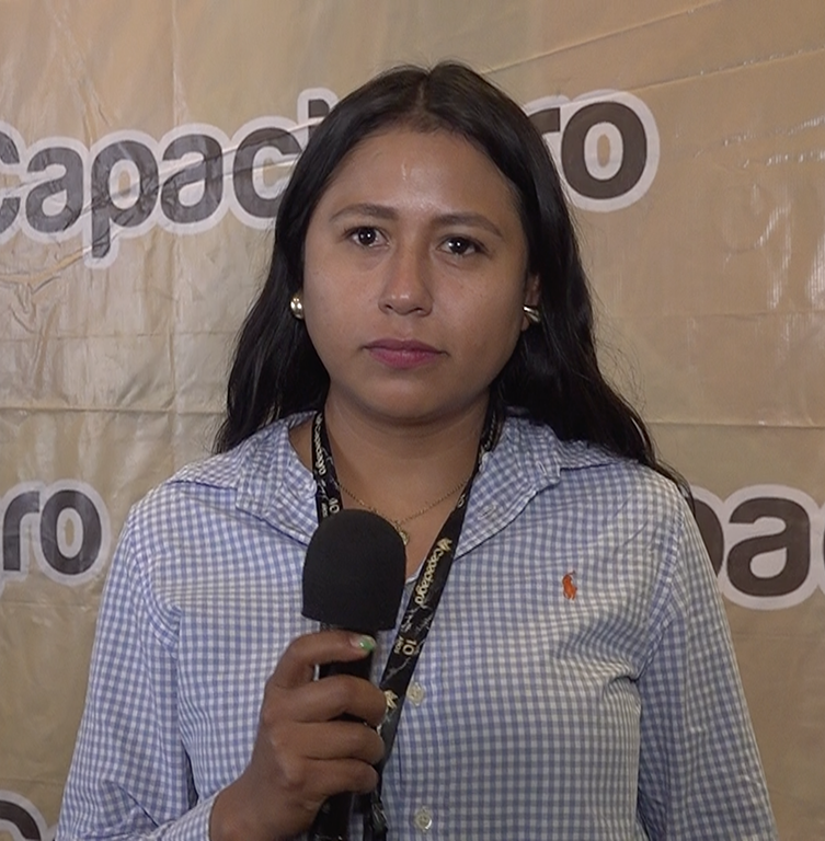 Adriana Cardoso Telluca habla sobre el congreso de hortalizas y crucíferas.