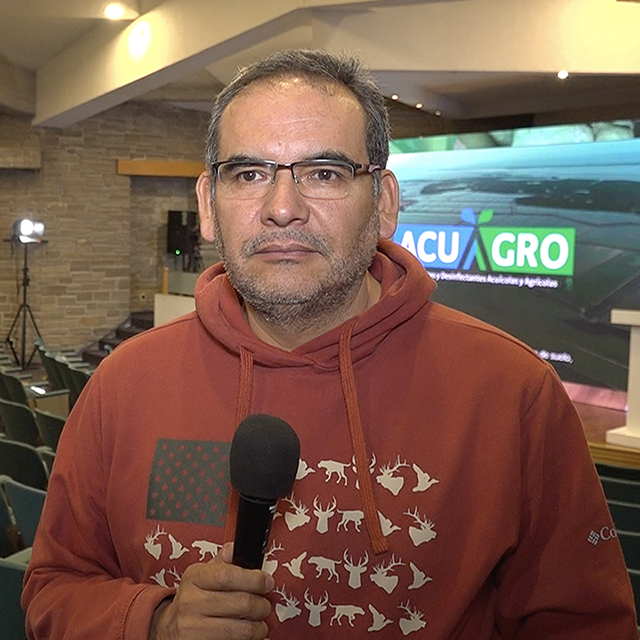 Víctor Javier López habla sobre el congreso de hortalizas y crucíferas.